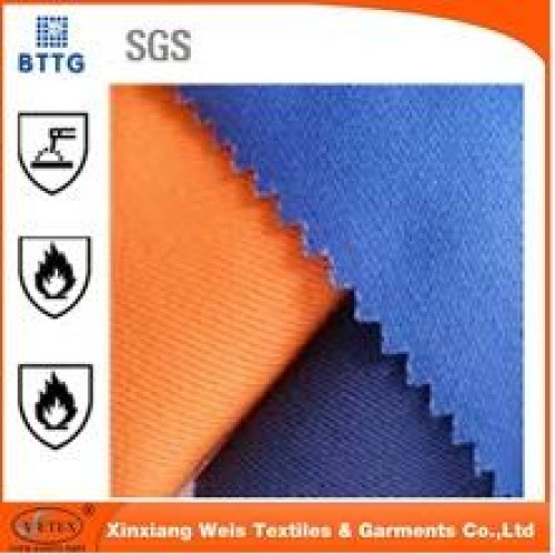 Weis fr 100% cotton flame retardant fabric for safety/protective workwear